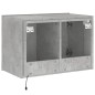 vidaXL TV-Wandschrank mit LED-Leuchten Betongrau 60x35x41 cm vidaXL TV-Wandschrank mit LED-Leuchten Betongrau 60x35x41 cm