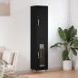 vidaXL Highboard Schwarz 34,5x34x180 cm Holzwerkstoff vidaXL Highboard Schwarz 34,5x34x180 cm Holzwerkstoff