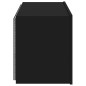 vidaXL TV-Wandschrank mit LED-Leuchten Schwarz 80x35x41 cm vidaXL TV-Wandschrank mit LED-Leuchten Schwarz 80x35x41 cm
