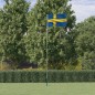 vidaXL Flagge Schwedens mit Mast 5,55 m Aluminium vidaXL Flagge Schwedens mit Mast 5,55 m Aluminium