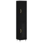vidaXL Highboard Schwarz 34,5x34x180 cm Holzwerkstoff vidaXL Highboard Schwarz 34,5x34x180 cm Holzwerkstoff