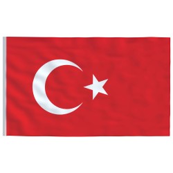 vidaXL Flagge der Türkei 90 x 150 cm