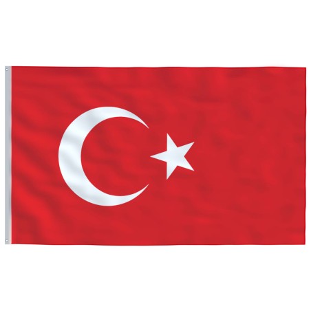 vidaXL Flagge der Türkei 90 x 150 cm