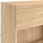 vidaXL TV-Wandschrank mit LED-Leuchten Sonoma-Eiche 98,5x30x60,5 cm vidaXL TV-Wandschrank mit LED-Leuchten Sonoma-Eiche 98,5x30x60,5 cm