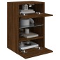 vidaXL TV-Wandschrank mit LED-Leuchten Braun Eichen-Optik 40x30x60,5cm vidaXL TV-Wandschrank mit LED-Leuchten Braun Eichen-Optik 40x30x60,5cm