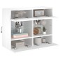 vidaXL TV-Wandschrank mit LED-Leuchten Weiß 78,5x30x60,5 cm vidaXL TV-Wandschrank mit LED-Leuchten Weiß 78,5x30x60,5 cm