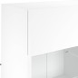 vidaXL TV-Wandschrank mit LED-Leuchten Weiß 78,5x30x60,5 cm vidaXL TV-Wandschrank mit LED-Leuchten Weiß 78,5x30x60,5 cm