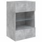 vidaXL TV-Wandschrank mit LED-Leuchten Betongrau 40x30x60,5 cm vidaXL TV-Wandschrank mit LED-Leuchten Betongrau 40x30x60,5 cm