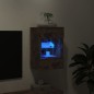 vidaXL TV-Wandschrank mit LED-Leuchten Räuchereiche 40x30x60,5 cm vidaXL TV-Wandschrank mit LED-Leuchten Räuchereiche 40x30x60,5 cm