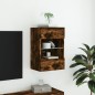 vidaXL TV-Wandschrank mit LED-Leuchten Räuchereiche 40x30x60,5 cm vidaXL TV-Wandschrank mit LED-Leuchten Räuchereiche 40x30x60,5 cm