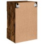 vidaXL TV-Wandschrank mit LED-Leuchten Räuchereiche 40x30x60,5 cm vidaXL TV-Wandschrank mit LED-Leuchten Räuchereiche 40x30x60,5 cm