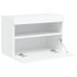 vidaXL TV-Wandschrank mit LED-Leuchten Weiß 60x30x40 cm vidaXL TV-Wandschrank mit LED-Leuchten Weiß 60x30x40 cm