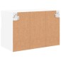 vidaXL TV-Wandschrank mit LED-Leuchten Weiß 60x30x40 cm vidaXL TV-Wandschrank mit LED-Leuchten Weiß 60x30x40 cm