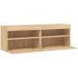 vidaXL TV-Wandschränke mit LED-Leuchten 2 Stk. Sonoma-Eiche 60x30x40cm vidaXL TV-Wandschränke mit LED-Leuchten 2 Stk. Sonoma-Eiche 60x30x40cm