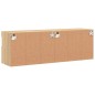 vidaXL TV-Wandschränke mit LED-Leuchten 2 Stk. Sonoma-Eiche 60x30x40cm vidaXL TV-Wandschränke mit LED-Leuchten 2 Stk. Sonoma-Eiche 60x30x40cm