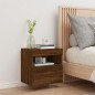 vidaXL TV-Wandschrank mit LED-Leuchten Braun Eichen-Optik 40x30x40 cm vidaXL TV-Wandschrank mit LED-Leuchten Braun Eichen-Optik 40x30x40 cm
