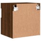 vidaXL TV-Wandschrank mit LED-Leuchten Braun Eichen-Optik 40x30x40 cm vidaXL TV-Wandschrank mit LED-Leuchten Braun Eichen-Optik 40x30x40 cm