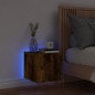 vidaXL TV-Wandschrank mit LED-Leuchten Räuchereiche 30,5x35x30 cm vidaXL TV-Wandschrank mit LED-Leuchten Räuchereiche 30,5x35x30 cm
