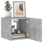 vidaXL TV-Wandschrank mit LED-Leuchten Betongrau 30,5x35x30 cm vidaXL TV-Wandschrank mit LED-Leuchten Betongrau 30,5x35x30 cm