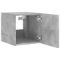 vidaXL TV-Wandschrank mit LED-Leuchten Betongrau 30,5x35x30 cm vidaXL TV-Wandschrank mit LED-Leuchten Betongrau 30,5x35x30 cm