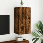vidaXL TV-Wandschrank mit LED-Leuchten Räuchereiche 40,5x35x80 cm vidaXL TV-Wandschrank mit LED-Leuchten Räuchereiche 40,5x35x80 cm