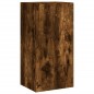 vidaXL TV-Wandschrank mit LED-Leuchten Räuchereiche 40,5x35x80 cm vidaXL TV-Wandschrank mit LED-Leuchten Räuchereiche 40,5x35x80 cm