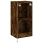 vidaXL TV-Wandschrank mit LED-Leuchten Räuchereiche 40,5x35x80 cm vidaXL TV-Wandschrank mit LED-Leuchten Räuchereiche 40,5x35x80 cm