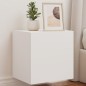 vidaXL TV-Wandschränke mit LED-Leuchten 2 Stk. Weiß 40,5x35x40 cm vidaXL TV-Wandschränke mit LED-Leuchten 2 Stk. Weiß 40,5x35x40 cm