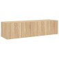 vidaXL TV-Wandschränke mit LED-Leuchten 2 Stk. Sonoma-Eiche 60x35x31cm vidaXL TV-Wandschränke mit LED-Leuchten 2 Stk. Sonoma-Eiche 60x35x31cm