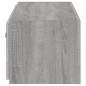 vidaXL TV-Wandschrank mit LED-Leuchten Grau Sonoma 100x35x31 cm vidaXL TV-Wandschrank mit LED-Leuchten Grau Sonoma 100x35x31 cm
