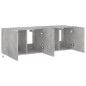 vidaXL TV-Wandschränke mit LED-Leuchten 2 Stk. Betongrau 60x35x41 cm vidaXL TV-Wandschränke mit LED-Leuchten 2 Stk. Betongrau 60x35x41 cm