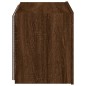 vidaXL TV-Wandschrank mit LED-Leuchten Braun Eichen-Optik 60x35x41 cm vidaXL TV-Wandschrank mit LED-Leuchten Braun Eichen-Optik 60x35x41 cm