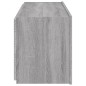 vidaXL TV-Wandschrank mit LED-Leuchten Grau Sonoma 100x35x41 cm vidaXL TV-Wandschrank mit LED-Leuchten Grau Sonoma 100x35x41 cm