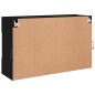 vidaXL TV-Wandschrank mit LED-Leuchten Schwarz 98,5x30x60,5 cm vidaXL TV-Wandschrank mit LED-Leuchten Schwarz 98,5x30x60,5 cm