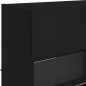 vidaXL TV-Wandschrank mit LED-Leuchten Schwarz 98,5x30x60,5 cm vidaXL TV-Wandschrank mit LED-Leuchten Schwarz 98,5x30x60,5 cm