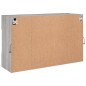 vidaXL TV-Wandschrank mit LED-Leuchten Grau Sonoma 98,5x30x60,5 cm vidaXL TV-Wandschrank mit LED-Leuchten Grau Sonoma 98,5x30x60,5 cm