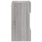 vidaXL TV-Wandschränke mit LED-Leuchten 2 Stk. Grau Sonoma vidaXL TV-Wandschränke mit LED-Leuchten 2 Stk. Grau Sonoma