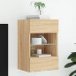 vidaXL TV-Wandschrank mit LED-Leuchten Sonoma-Eiche 40x30x60,5 cm vidaXL TV-Wandschrank mit LED-Leuchten Sonoma-Eiche 40x30x60,5 cm