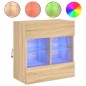 vidaXL TV-Wandschrank mit LED-Leuchten Sonoma-Eiche 58,5x30x60,5 cm vidaXL TV-Wandschrank mit LED-Leuchten Sonoma-Eiche 58,5x30x60,5 cm