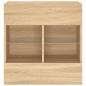 vidaXL TV-Wandschrank mit LED-Leuchten Sonoma-Eiche 58,5x30x60,5 cm vidaXL TV-Wandschrank mit LED-Leuchten Sonoma-Eiche 58,5x30x60,5 cm