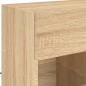 vidaXL TV-Wandschrank mit LED-Leuchten Sonoma-Eiche 58,5x30x60,5 cm vidaXL TV-Wandschrank mit LED-Leuchten Sonoma-Eiche 58,5x30x60,5 cm