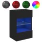 vidaXL TV-Wandschrank mit LED-Leuchten Schwarz 40x30x60,5 cm vidaXL TV-Wandschrank mit LED-Leuchten Schwarz 40x30x60,5 cm