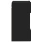 vidaXL TV-Wandschrank mit LED-Leuchten Schwarz 40x30x60,5 cm vidaXL TV-Wandschrank mit LED-Leuchten Schwarz 40x30x60,5 cm