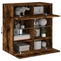 vidaXL TV-Wandschrank mit LED-Leuchten Räuchereiche 58,5x30x60,5 cm vidaXL TV-Wandschrank mit LED-Leuchten Räuchereiche 58,5x30x60,5 cm
