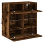 vidaXL TV-Wandschrank mit LED-Leuchten Räuchereiche 58,5x30x60,5 cm vidaXL TV-Wandschrank mit LED-Leuchten Räuchereiche 58,5x30x60,5 cm