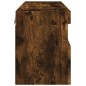 vidaXL TV-Wandschrank mit LED-Leuchten Räuchereiche 60x30x40 cm vidaXL TV-Wandschrank mit LED-Leuchten Räuchereiche 60x30x40 cm