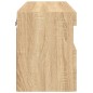 vidaXL TV-Wandschrank mit LED-Leuchten Sonoma-Eiche 60x30x40 cm vidaXL TV-Wandschrank mit LED-Leuchten Sonoma-Eiche 60x30x40 cm