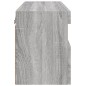 vidaXL TV-Wandschrank mit LED-Leuchten Grau Sonoma 60x30x40 cm vidaXL TV-Wandschrank mit LED-Leuchten Grau Sonoma 60x30x40 cm