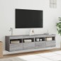 vidaXL TV-Wandschränke mit LED-Leuchten 2 Stk. Grau Sonoma 80x30x40 cm vidaXL TV-Wandschränke mit LED-Leuchten 2 Stk. Grau Sonoma 80x30x40 cm