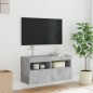 vidaXL TV-Wandschrank mit LED-Leuchten Betongrau 80x30x40 cm vidaXL TV-Wandschrank mit LED-Leuchten Betongrau 80x30x40 cm